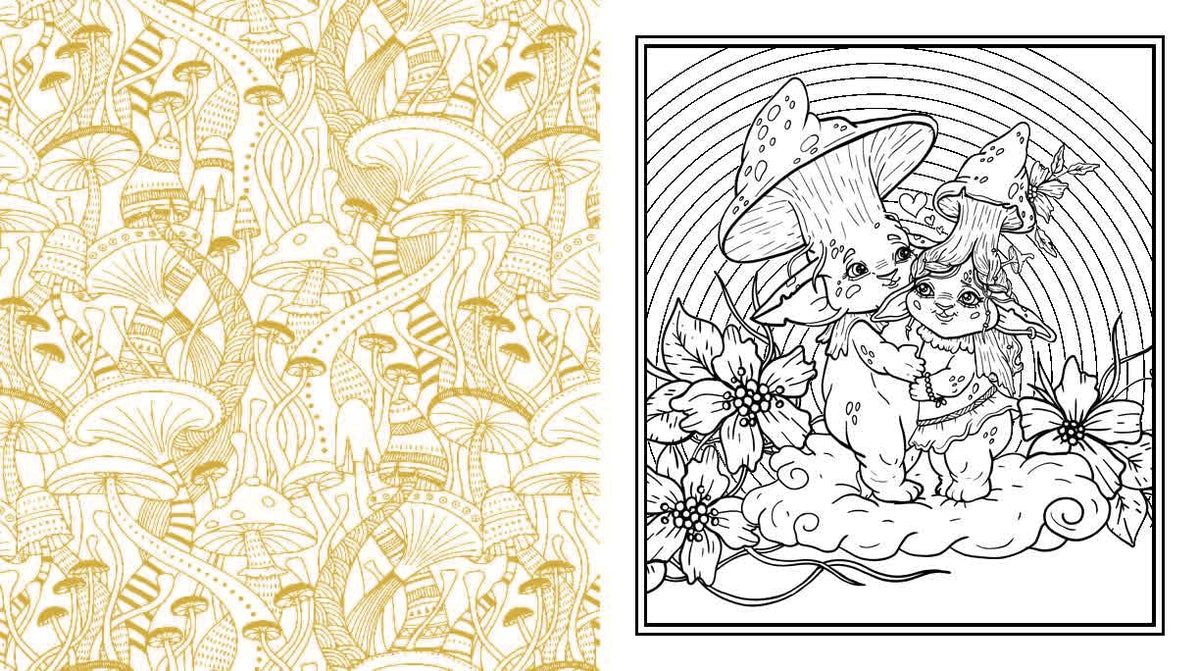 Goblincore Coloring Book