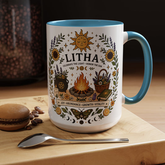 Litha Summer Solstice Mug | Celebrate Light, Abundance & Stories – The Readers Archives