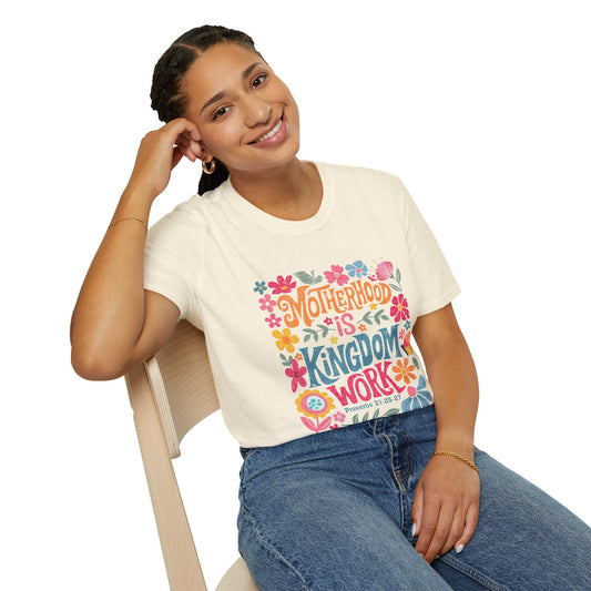 Motherhood is kingdom work Tshirt